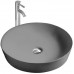 AQ5558-MG ЕВРОПА раковина 415415135 для установки на столешницу, матовый серый AQ5558-MG
