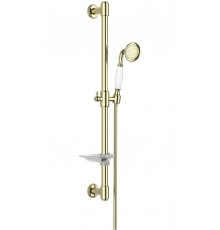 AQ2020PG КЛАССИК душевой гарнитур 1jet 65 см, полир. золото AQ2020PG