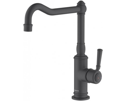 AQ1580MB КЛАССИК смеситель для кухни, матовый черный AQ1580MB