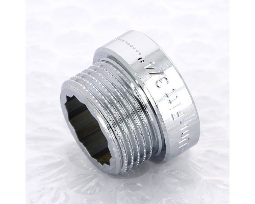 Удлинитель НВ хромированный UNI-FITT 3/4"x10мм Удлинитель НВ хромированный UNI-FITT 3/4"x10мм