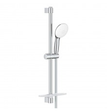 26638003 Tempesta 110 Душевой набор с полочкой 2 режима струи (круглый ручной душ, штанга 600 мм, шланг 1750 мм), 7.4 л/мин, хром 26638003