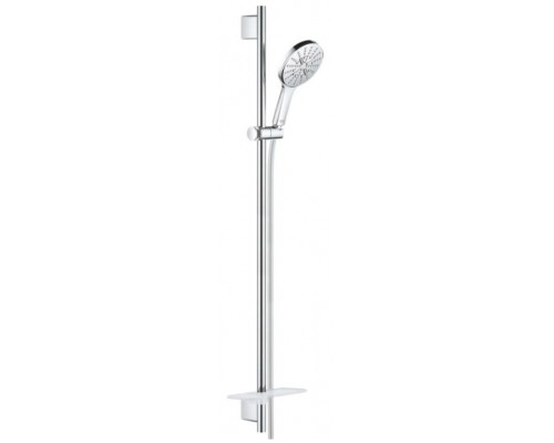 26578000 Rainshower SmartActive 130 Душевой гарнитур III, душевая штанга 900 мм, шланг 1750 мм, полочка, хром 26578000