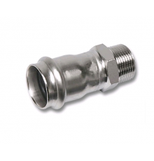 Ниппель, Sanha, NiroPress AISI304L, переходной ВПр-НР, 22x1/2, 91243G.3