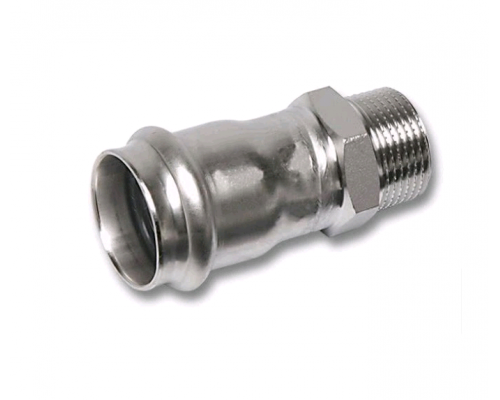 Ниппель, Sanha, NiroPress AISI304L, переходной ВПр-НР, 22x1/2, 91243G.3 Ниппель, Sanha, NiroPress AISI304L, переходной ВПр-НР, 22x1/2, 91243G.3