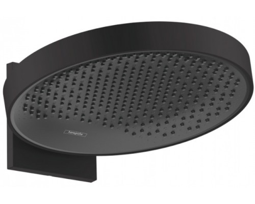 26230670 HG Rainfinity 360 1jet верхний душ с настенным держателем матовый черный 26230670