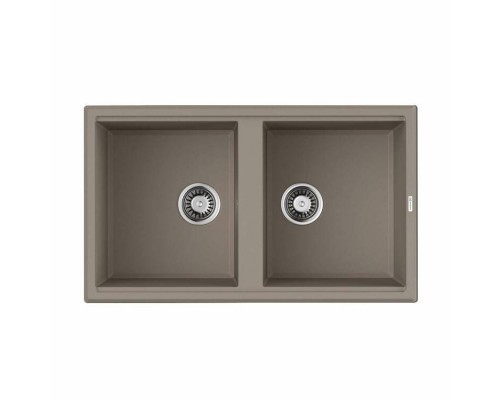 Мойка, OMOIKIRI, Tedori, шгв 860-510-200, отверстия для смесителя-2 промаркированных, цвет-бежевый