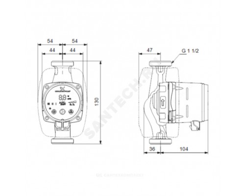 Насос циркул ALPHA2 25-40 130 PN10 230В б/к Grundfos 99411143