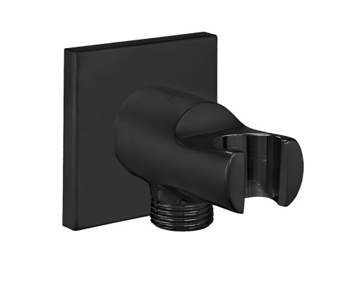 102199603C1EX шланговое подсоединение с держателем для душа,матовый черный 102199603C1EX