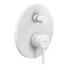 LV00100/EWM LIVE смеситель для ванны (внешняя часть) матовый белый LV00100/EWM