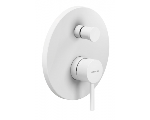 LV00100/EWM LIVE смеситель для ванны (внешняя часть) матовый белый LV00100/EWM