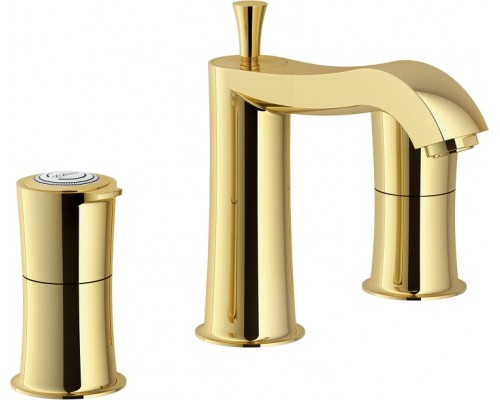 SI98211/1GDP SOFI смеситель для раковины на 3 отверстия, золото SI98211/1GDP