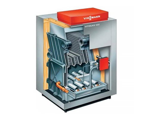Котел газовый напольный Viessmann Vitogas 100-F одноконтурный с открытой камерой сгорания 42 кВт тип KC4B