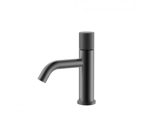 Boheme Stick Spirale Смеситель для раковины на 1 отв. без дк, высота излива 7,6 см, цвет: gun metall 121-GM.4 Boheme Stick Spirale Смеситель для раковины на 1 отв. без дк, высота излива 7,6 см, цвет: gun metall 121-GM.4