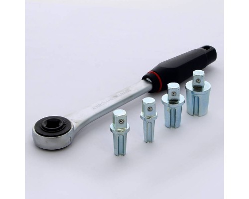 Ключи с трещоткой, комплект для разъемных соединений EMMETI 3/8"-1"