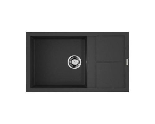 Omoikiri Sumi 86-BL Кухонная мойка Tetogranit 86x50 см, цвет: черный 4993646