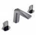 Boheme Venturo Смеситель для раковины на 3 отверстия, цвет: shine gun metall 150-SGM-ICE