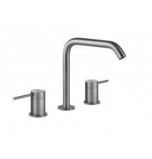 Смеситель для раковины, Gessi, Flessa, цвет-Steel Brushed
