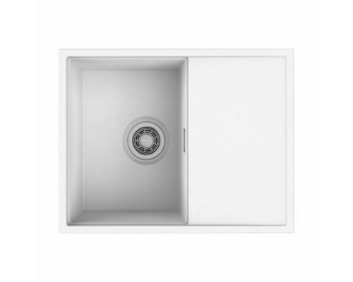 Мойка, OMOIKIRI, Yoru, шгв 650-510-223, отверстия для смесителя-2 промаркированных, цвет-белый
