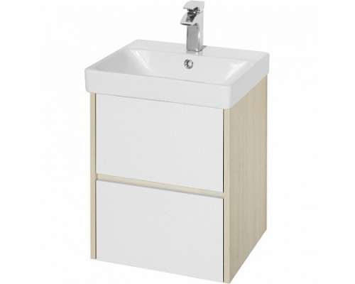 1A2516K0SDB20 Набор: 1A251601SDB20 Тумба-умывальник Сканди 45 Бел/Дуб Верона/ 1WH501630 Раковина Адриана 45 1A2516K0SDB20