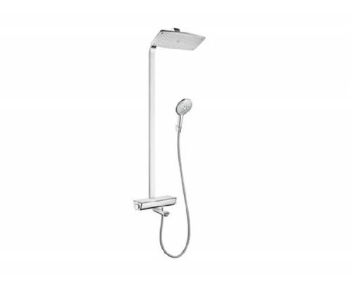 Душевая стойка, Hansgrohe, Raindance Select E, цвет-белый/хром Душевая стойка, Hansgrohe, Raindance Select E, цвет-белый/хром