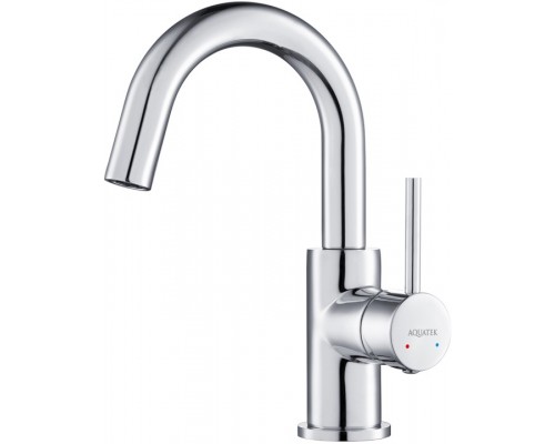 AQ1307CR ЕВРОПА смеситель для раковины, без донного клапана AQ1307CR