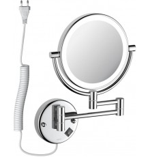 AQ4915CR зеркало косметическое настенное с подсветкой 5х AQ4915CR