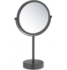 AQ4914MB зеркало косметическое настольное 5х, матовый черный AQ4914MB