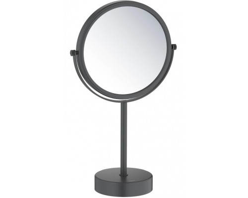 AQ4914MB зеркало косметическое настольное 5х, матовый черный AQ4914MB