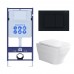 Set AQUATEK АМАДЕО (рама AQUATEK Standard INS-0000012 с звукоиз.прокладкой+крепеж KKI-0000002+кнопкаKDI-0000012+унитаз АМАДЕО AQ1163-00+крышка-сиденье SET AQUATEK АМАДЕО-012 4в1