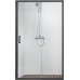 AQ ARI RA 10020BL Душевая дверь двухэлементная, раздвижная1000x2000 профиль черный, стекло прозрачное (AQ NAA 6121-100) AQ ARI RA 10020BL