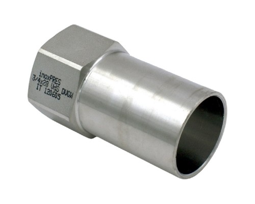 Переход нерж AISI316L Дн35х1 1/4" Ру16 труба/ВР Inoxpres RM 269114035