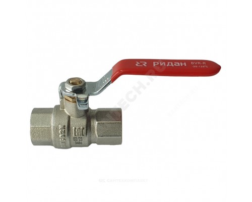 Кран шар лат BVR-R Ду32 Ру40 м/м полн рыч Ридан 065B8310RG