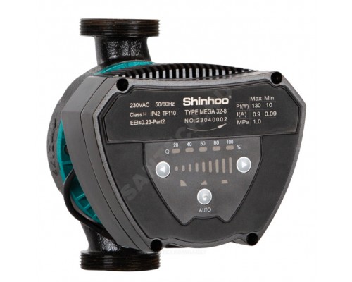 Насос циркул MEGA 25-8 PN10 230В в/к Shinhoo 71121001 Насос циркул MEGA 25-8 PN10 230В в/к Shinhoo 71121001