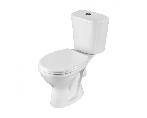 1P2155S0000BF Унитаз-компакт Pro белый, сидение полипропилен (арт. 188055S0020B0), гор вып 1.P215.5.S00.00B.F