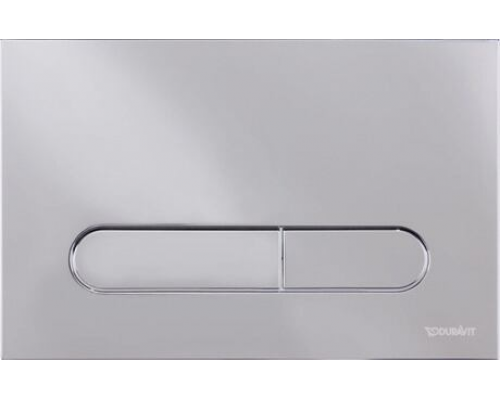 Клавиша смыва, Duravit, DuraSystem, для унитаза, шгв 230-6,5-150,5, цвет-хром