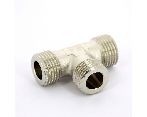 Тройник Н никелированный TIEMME 1/2"