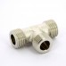 Тройник Н никелированный TIEMME 1/2"