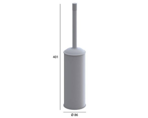 Boheme Uno Ершик подвесной, цвет: nickel brush 10984-NB