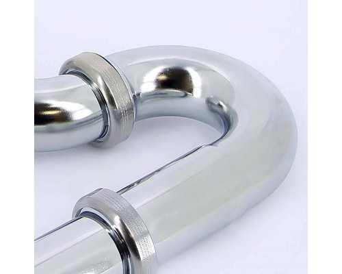 Сифон трубный c горизонтальным отводом хромированный VIEGA