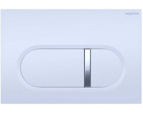 KDI-0000042 (016A) Панель смыва Белая глянец (клавиши прямоугольные) KDI-0000042