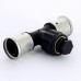 Тройник пресс-В PVDF HENCO 20x3/4"x20