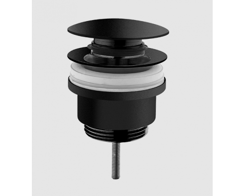 Донный клапан, Vitra, Syphon, для раковин, 1 1/4, цвет-черный матовый
