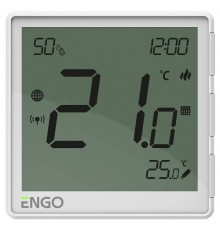 Термостат Salus ENGO One комнатный встраиваемый программ. с дисплеем датчик влажности WiFi / Zigbee белый