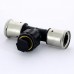 Тройник пресс-В PVDF HENCO 20x3/4"x20