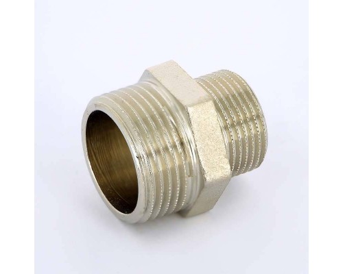 Ниппель Н никелированный UNI-FITT 1/2"x1" Ниппель Н никелированный UNI-FITT 1/2"x1"