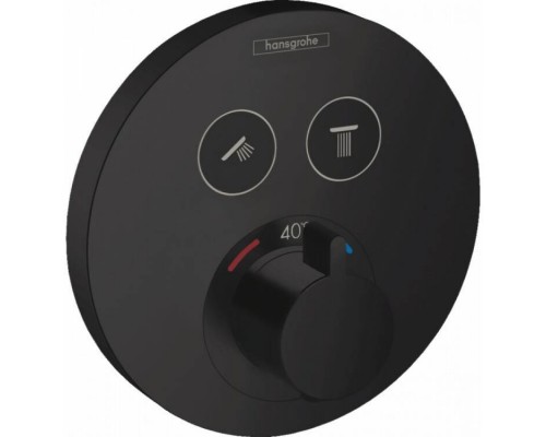 Смеситель для душа, Hansgrohe, ShowerSelect, цвет-черный матовый Смеситель для душа, Hansgrohe, ShowerSelect, цвет-черный матовый