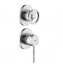 WE81102/1SOIX SOLE смеситель для душа на 2 отв. (внешняя часть), шлиф. хром WE81102/1SOIX