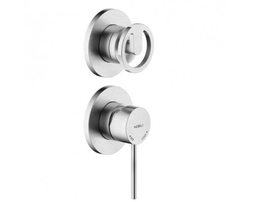 WE81102/1SOIX SOLE смеситель для душа на 2 отв. (внешняя часть), шлиф. хром WE81102/1SOIX