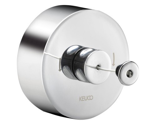 04979010001 UNIVERSALARTIKEL Веревка для белья в комплекте с держателем, длина до 2,80 м, хром 04979010001