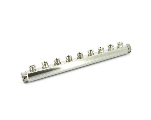 Коллектор ВВ 1" нержавеющая сталь UNI-FITT 9 выходов 3/4"EK